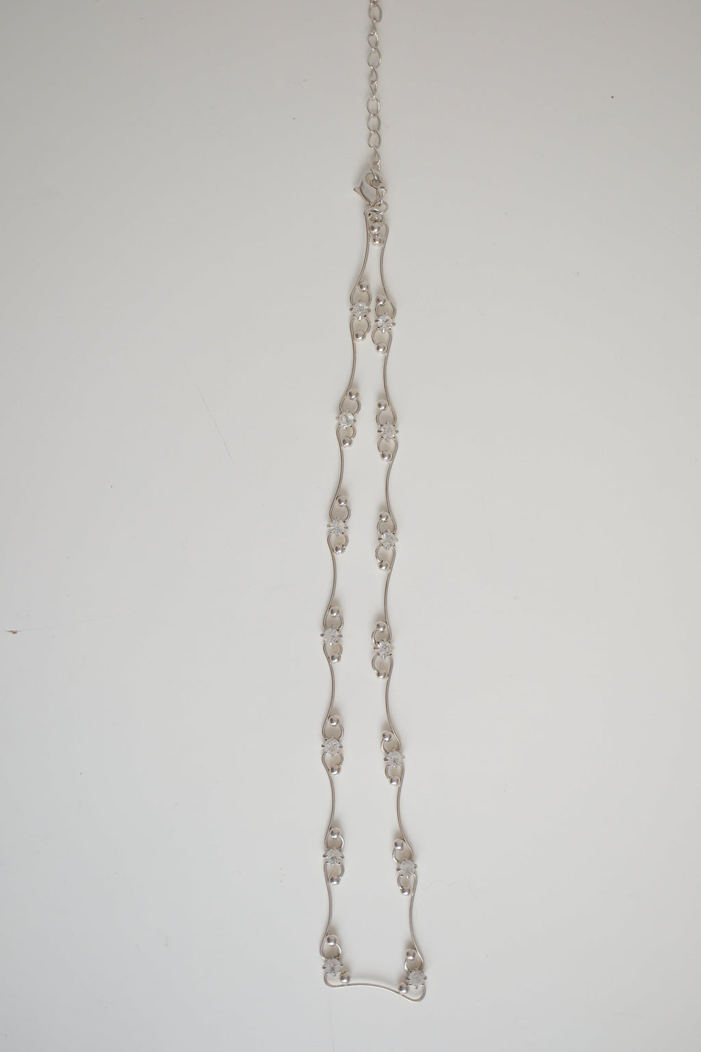 Dainty silver choker