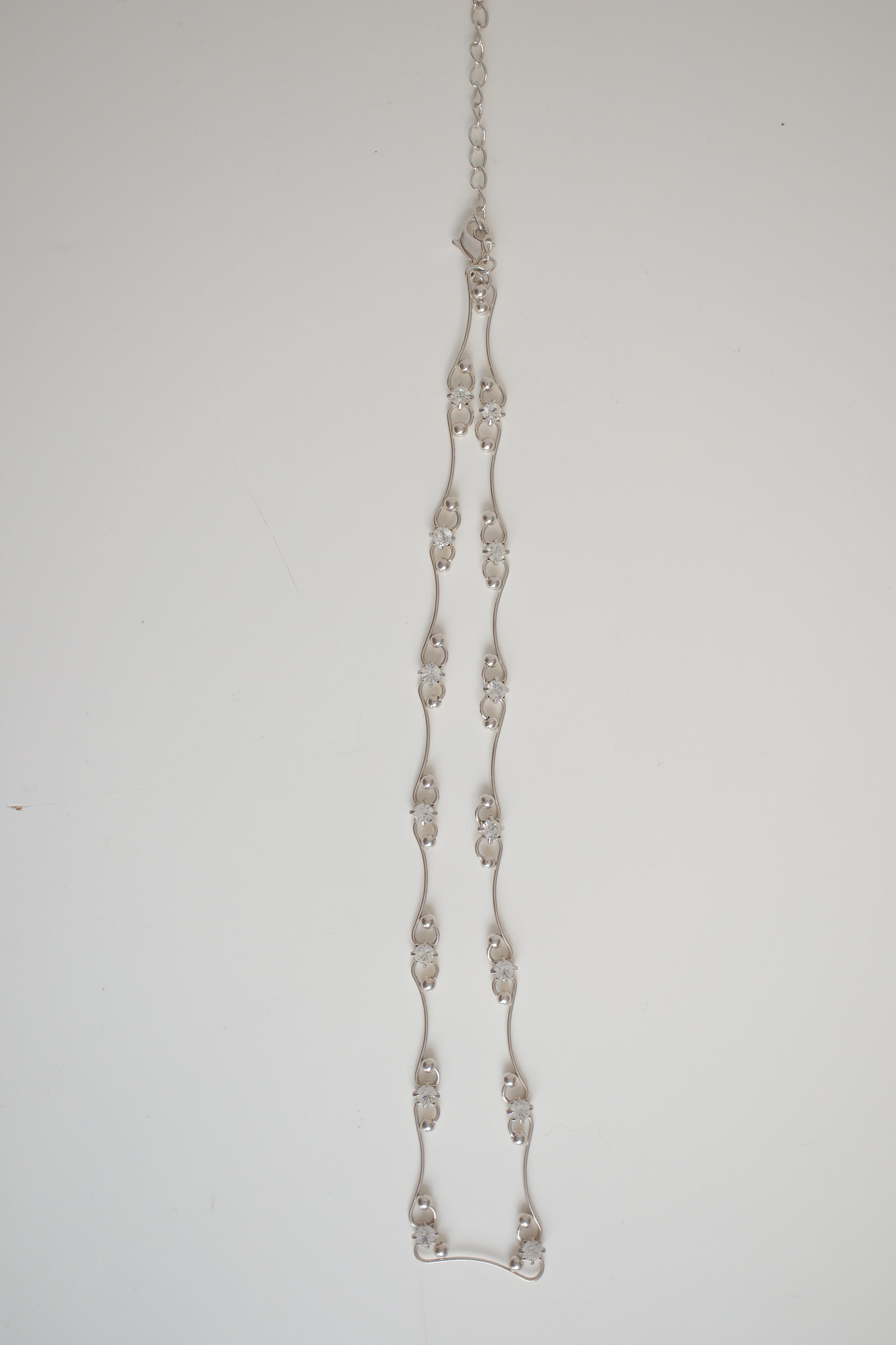 Dainty silver choker