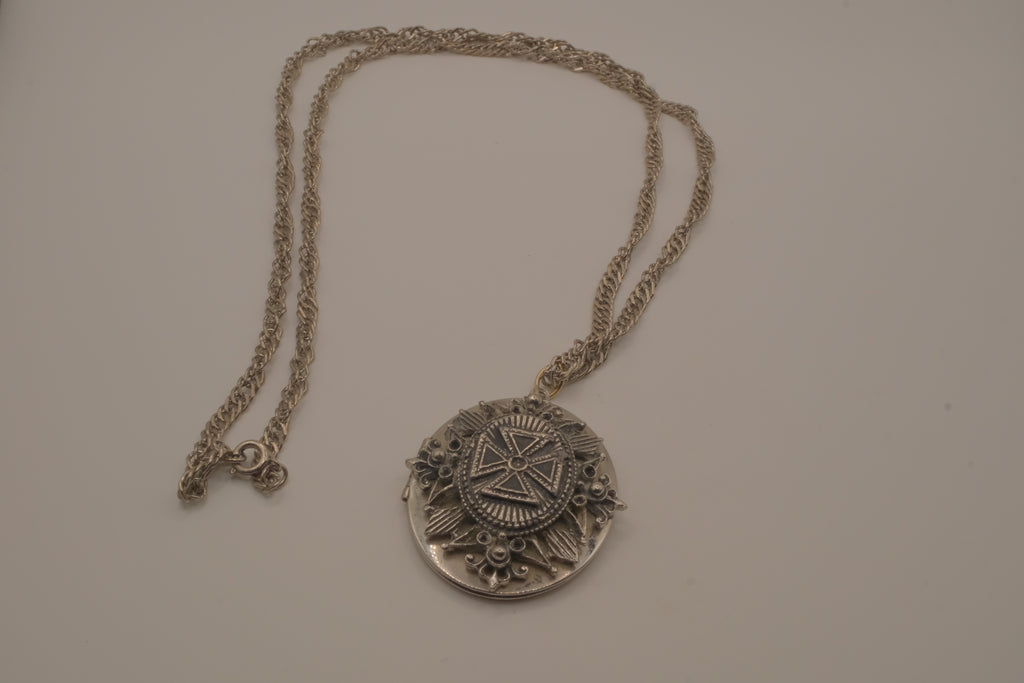 Antique Victorian-style locket necklace