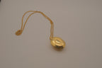 Vintage cameo locket necklace