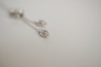 Crystal lariat-style bolo necklace