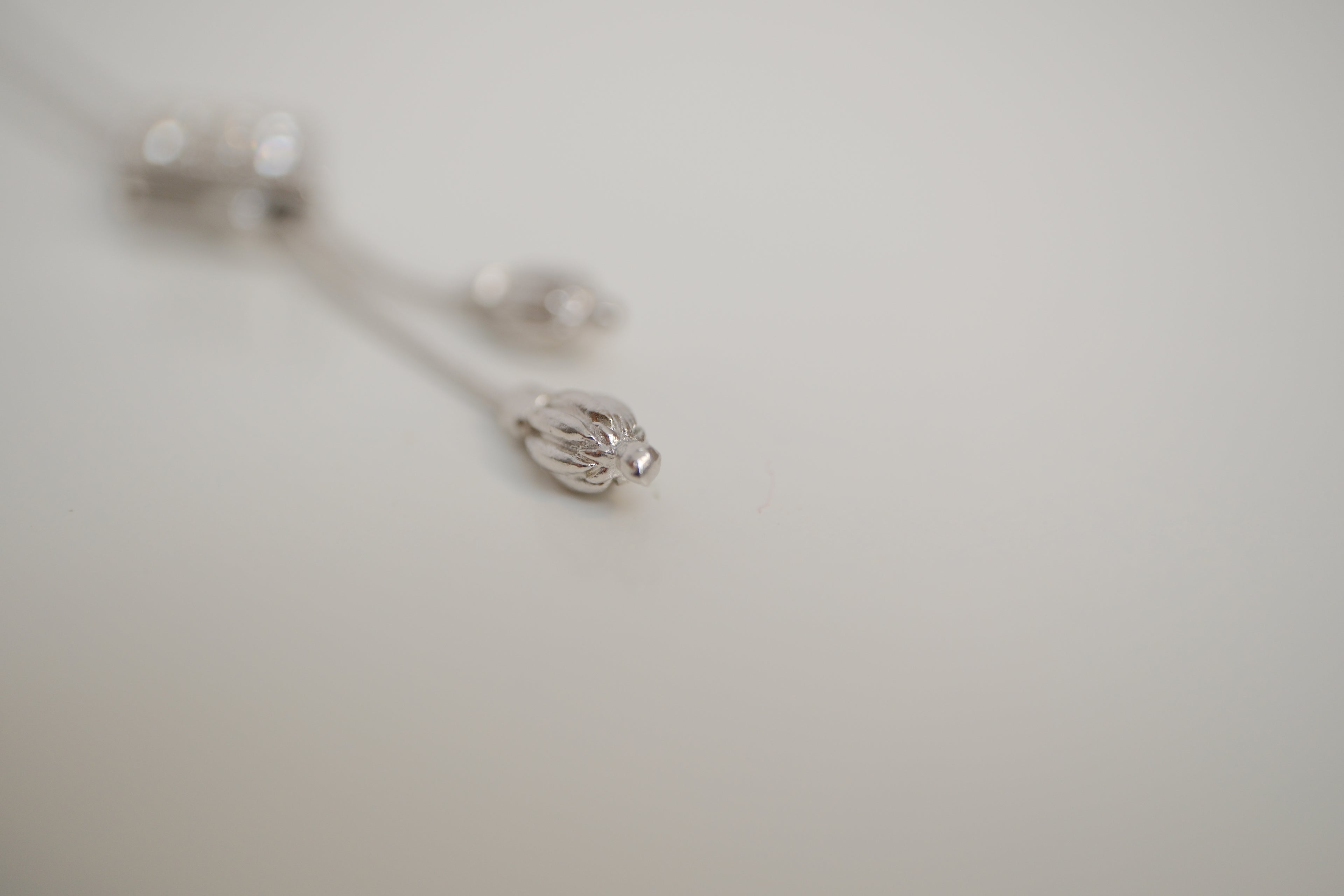 Crystal lariat-style bolo necklace