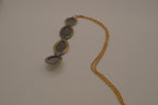 Antique bronze multi-photo expanding locket necklace
