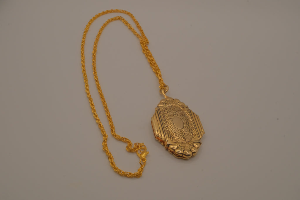 Vintage Art Deco locket pendant