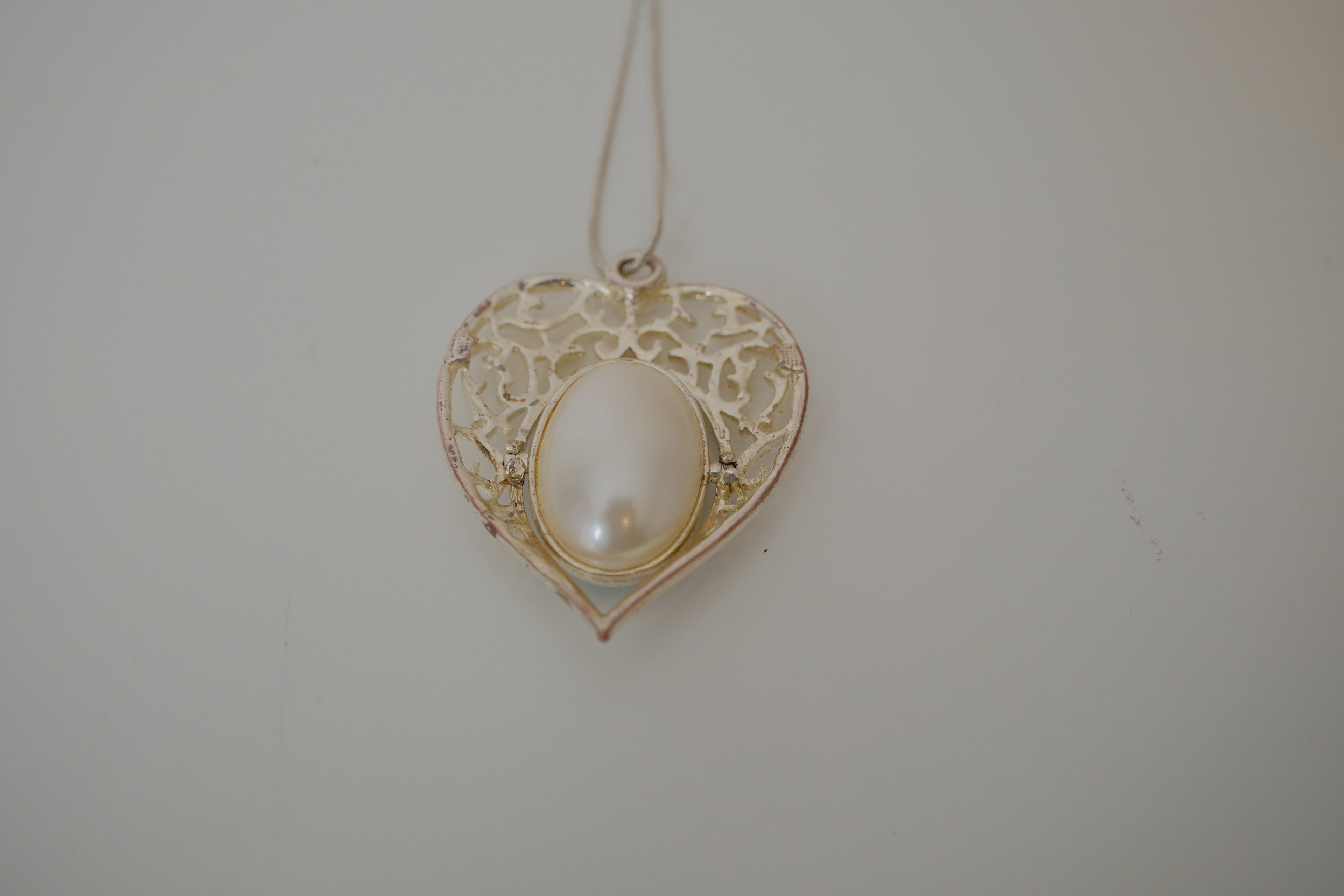 Vintage Blue Cameo pendant necklace