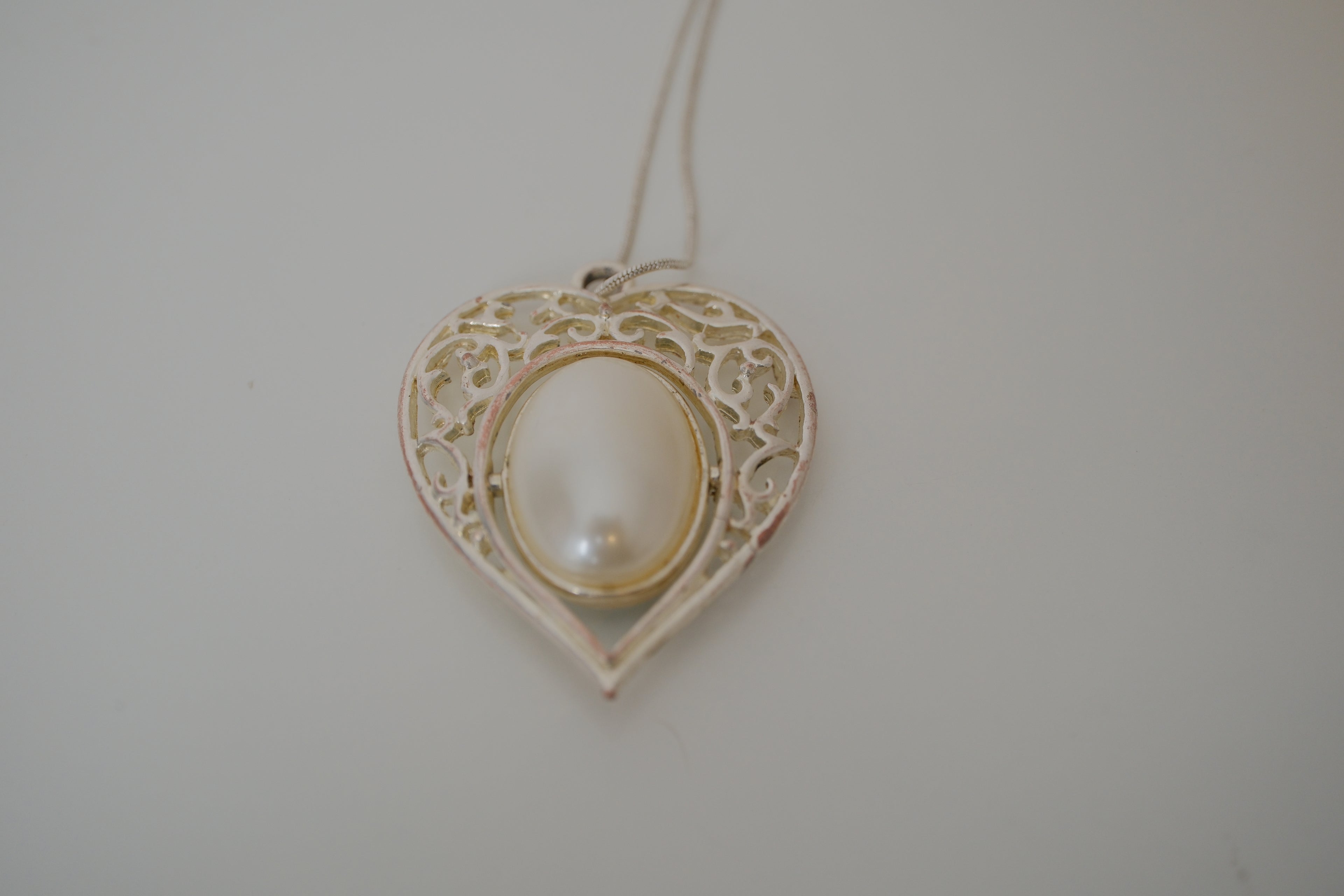 Vintage Blue Cameo pendant necklace