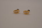 Vintage "peas in a pod" stud earrings