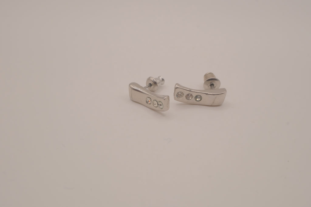 Vintage cureved bar stud earrings&nbsp;