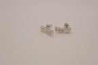 Vintage cureved bar stud earrings&nbsp;