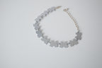 Silver-tone Abalone shell Butterfly link bracelet