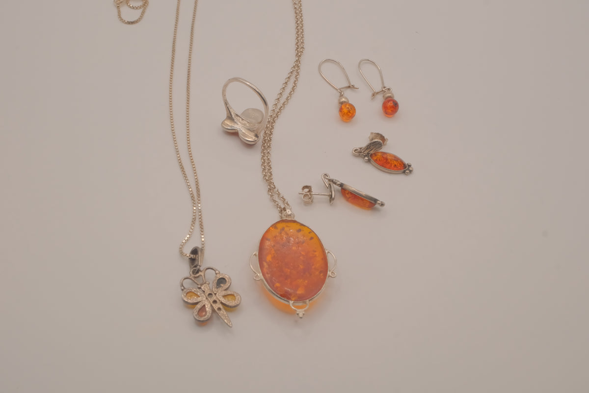 Whimsical Amber Jewelry bundle