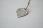 Pewter heart pendant necklace