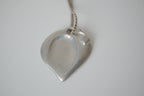 Pewter heart pendant necklace