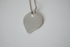 Pewter heart pendant necklace