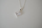 NVC Sterling silver cubic zirconia necklace