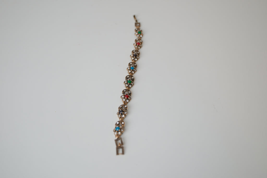 Vintage Bronze Turkish-style link bracelet