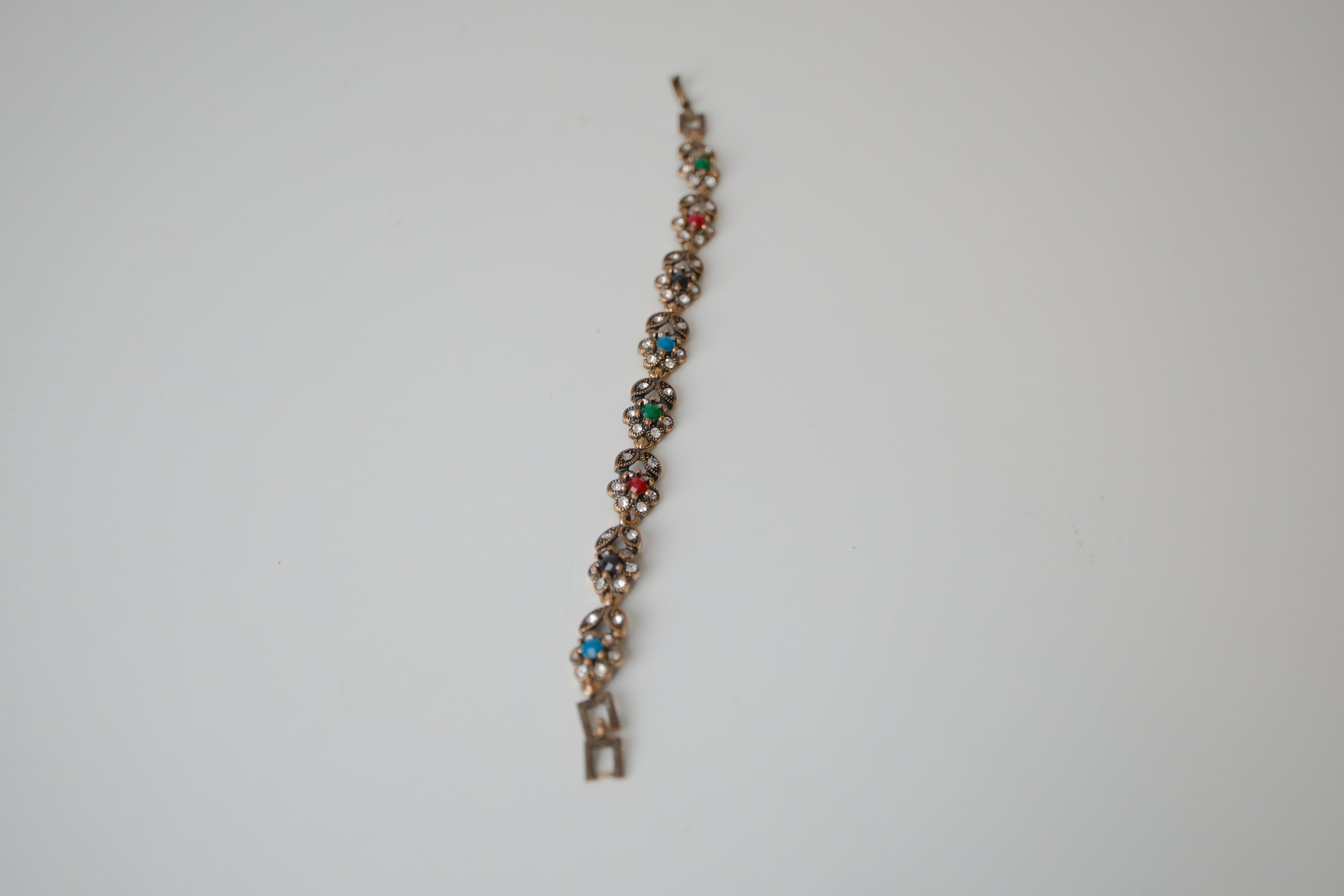 Vintage Bronze Turkish-style link bracelet
