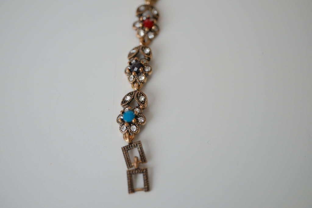 Vintage Bronze Turkish-style link bracelet