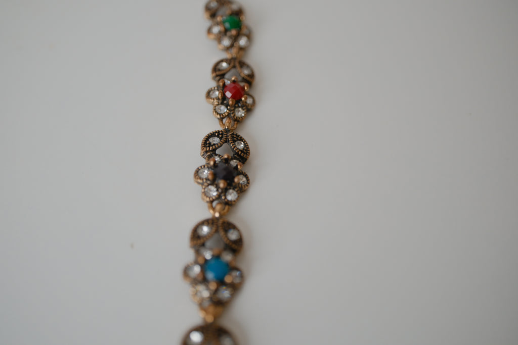 Vintage Bronze Turkish-style link bracelet