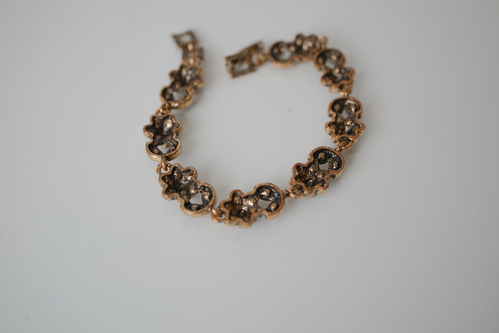 Vintage Bronze Turkish-style link bracelet