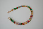 Rainbow gemstone tennis bracelet