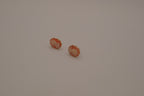 Vintage classic gold cameo stud earrings