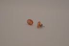 Vintage classic gold cameo stud earrings
