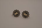Vintage Silver Cameo screw-back earrings