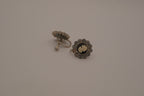 Vintage Silver Cameo screw-back earrings