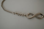 Sterling silver infinity symbol bolo bracelet
