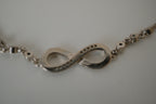 Sterling silver infinity symbol bolo bracelet