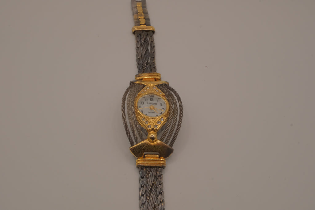 Vintage Lavoni two tone statement watch