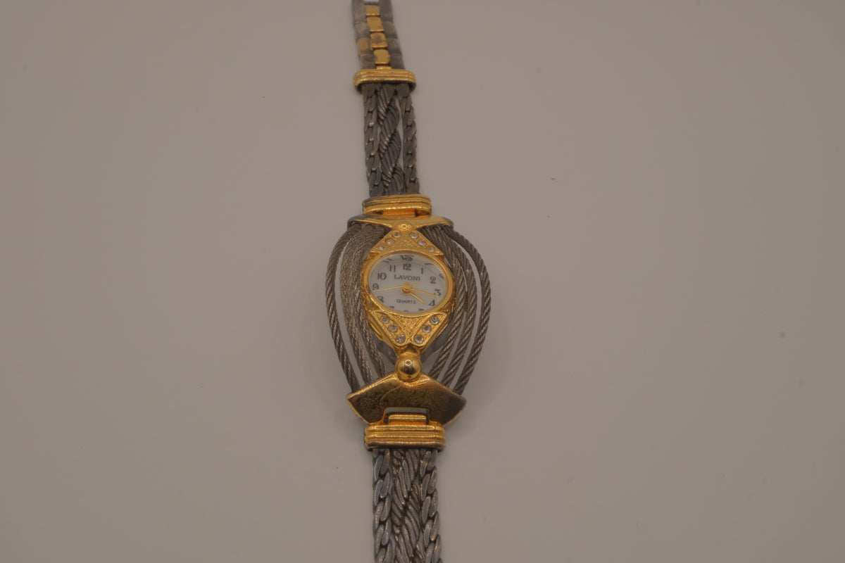 Vintage Lavoni two tone statement watch