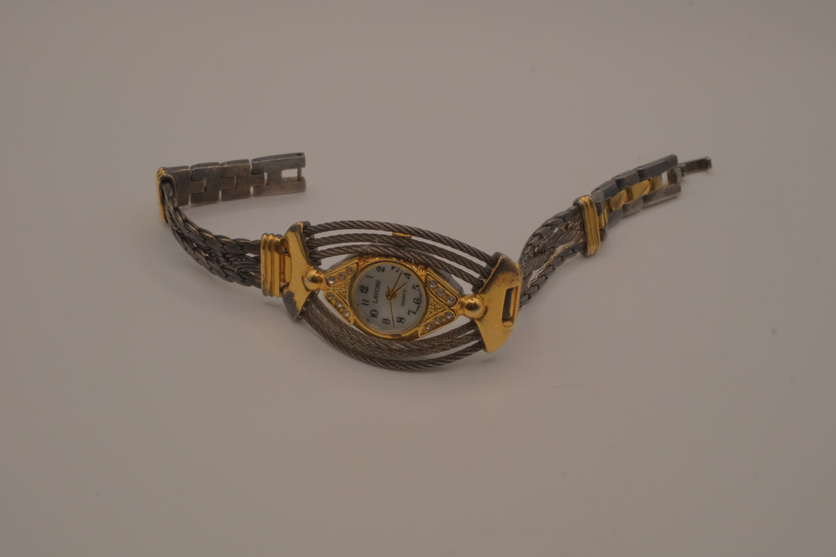 Vintage Lavoni two tone statement watch