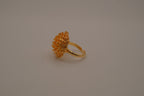 Dome shaped celestial starburst ring