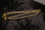 Vintage double-strand pearl necklace