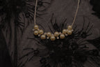 Vintage Avon faux pearl and rhinestone cluster necklace