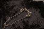 Vintage Avon faux pearl and rhinestone cluster necklace