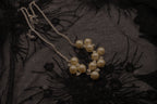 Vintage Avon faux pearl and rhinestone cluster necklace