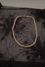 Classic single-strand freshwater pearl necklace&nbsp;