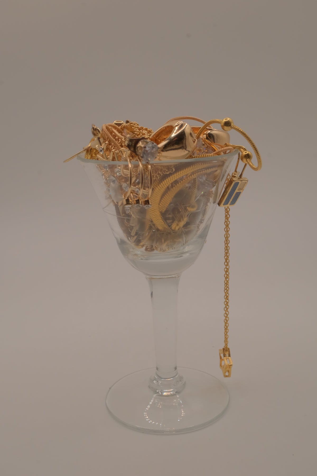 Gold Sparkle Chic Mini Mystery Jewellery Jar
