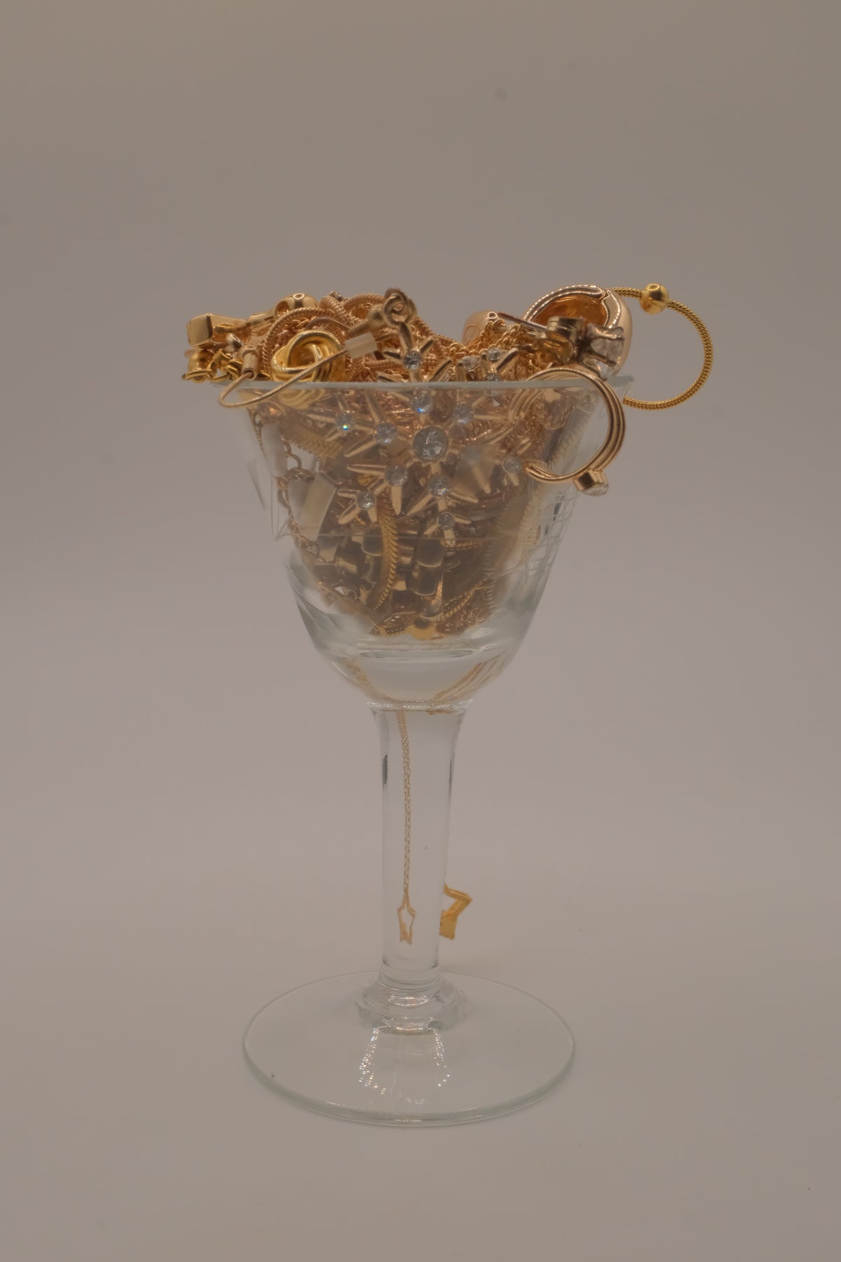 Gold Sparkle Chic Mini Mystery Jewellery Jar