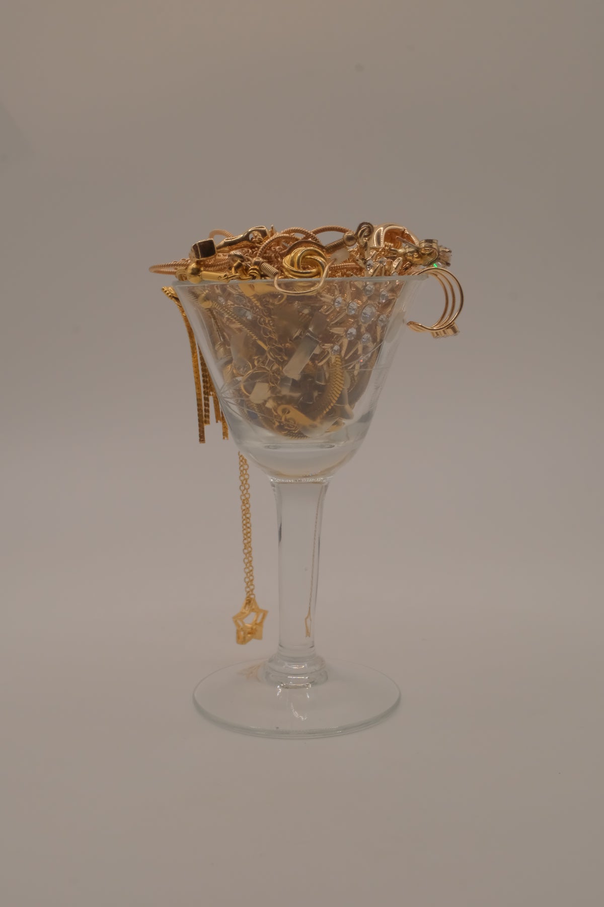 Gold Sparkle Chic Mini Mystery Jewellery Jar