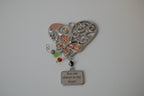 Heart shaped Butterfly pendant
