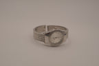 Women's silver-tone fashion cuff watch