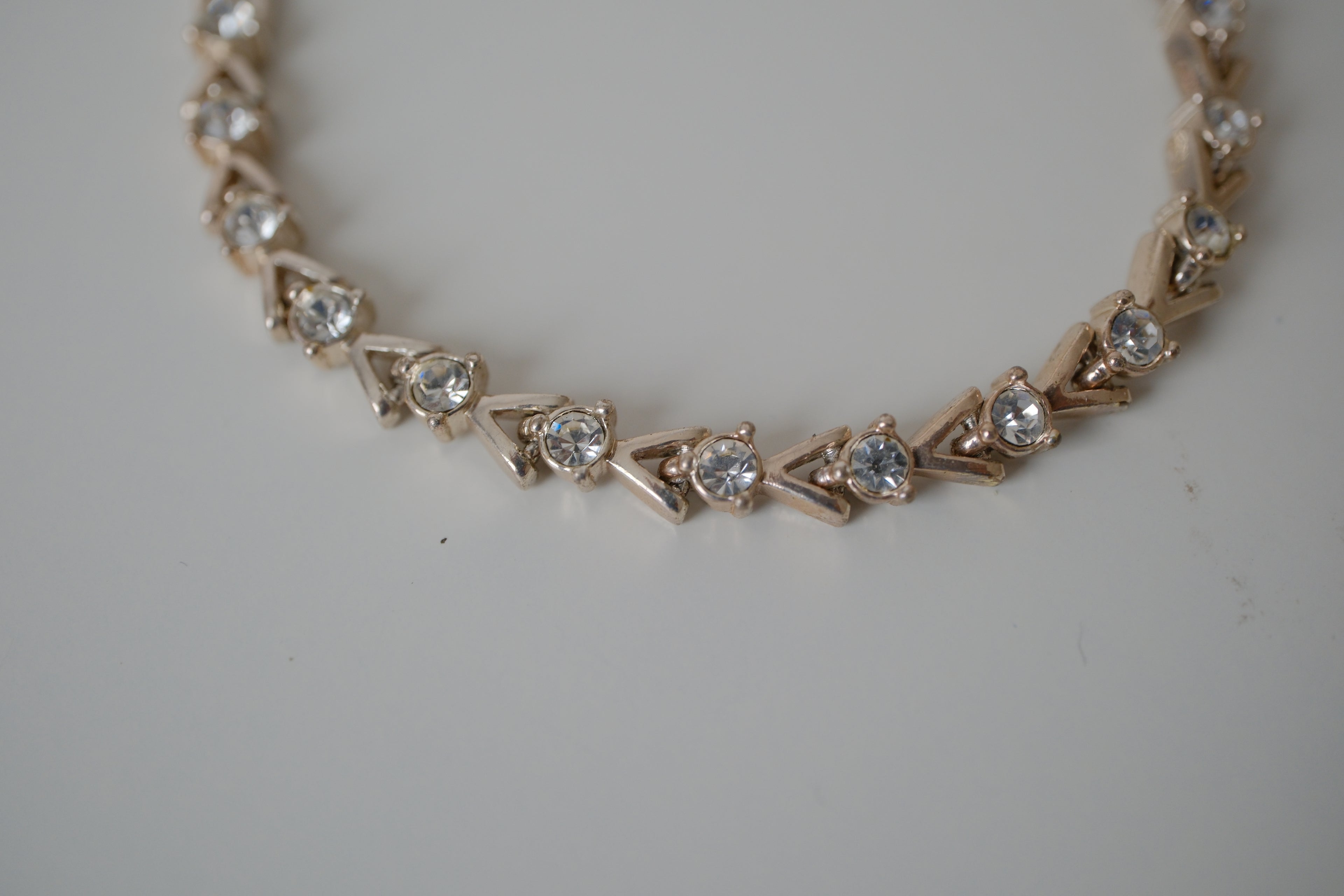 Vintage Avon silver tennis bracelet