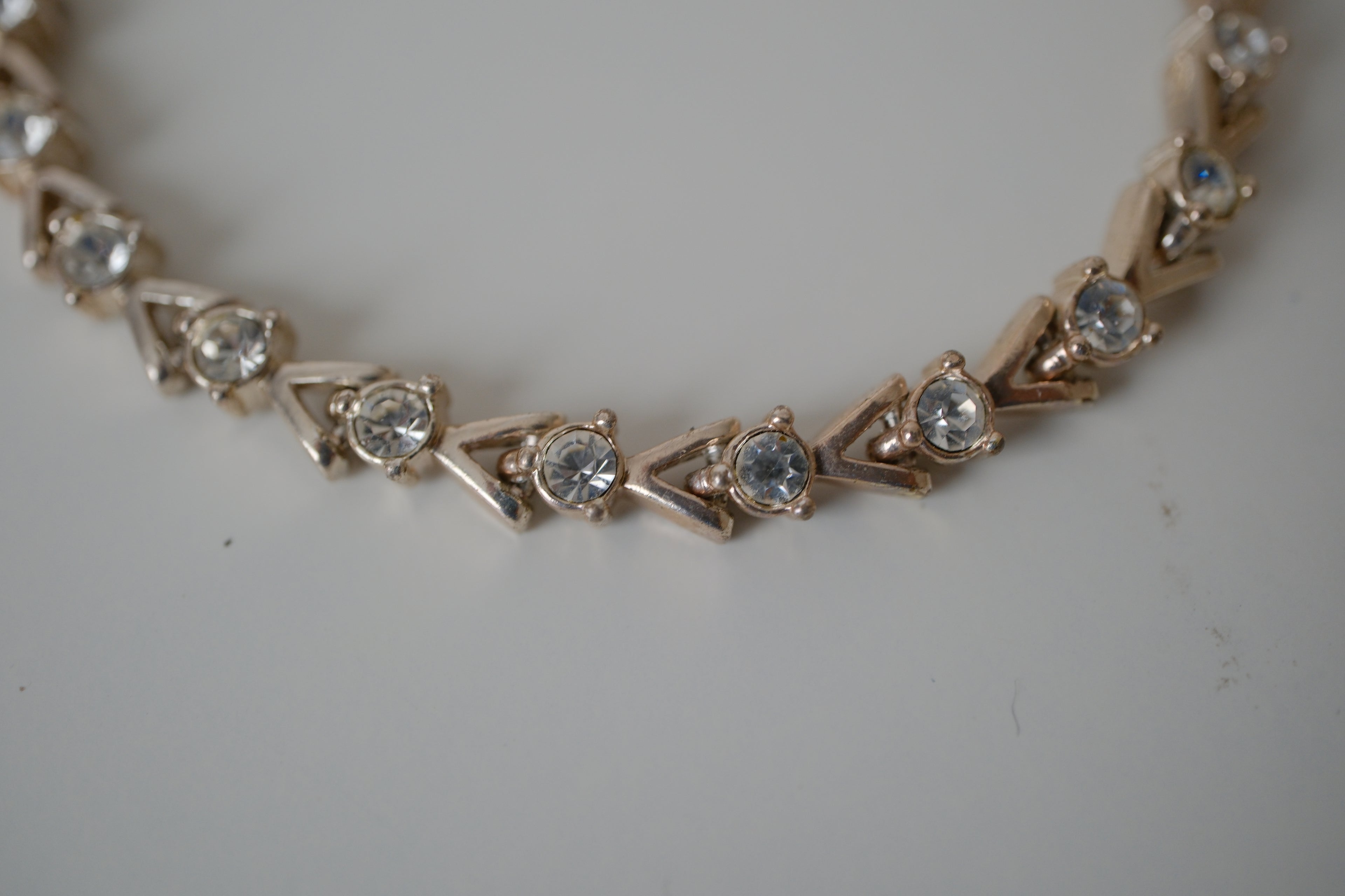 Vintage Avon silver tennis bracelet
