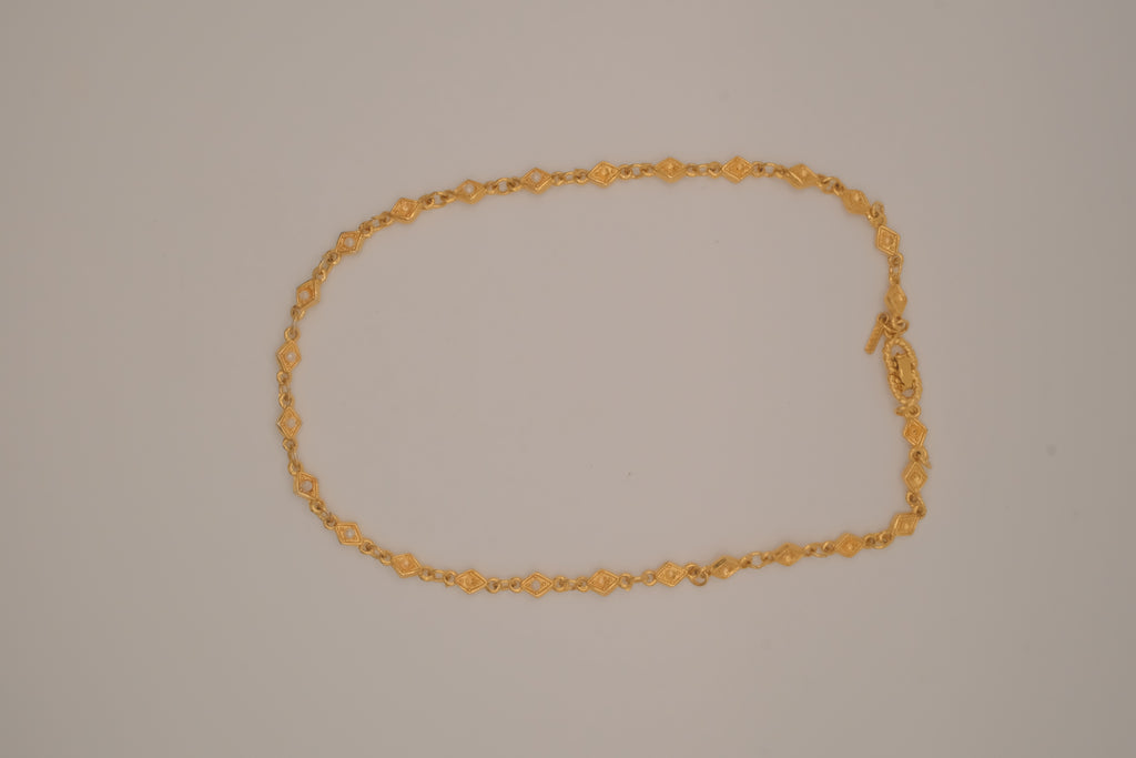 Reworked D'orlan lozenge station necklace