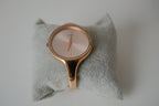Rose Gold bangle Watch