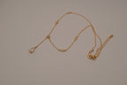 Vintage Avon crystal Y-drop lariat necklace
